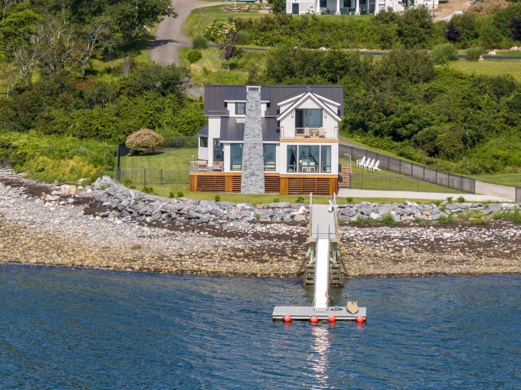 A peek inside this stunning coastal Maine home with sweeping seaside views