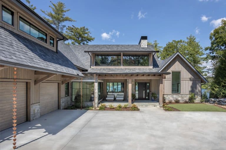 This dreamy South Carolina lake house offers peaceful waterfront views