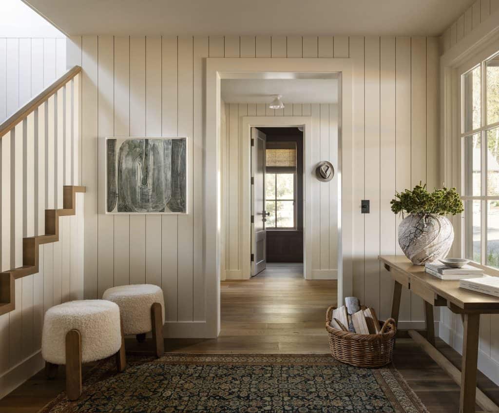 This calming waterfront retreat nestles into the forest of Bainbridge ...