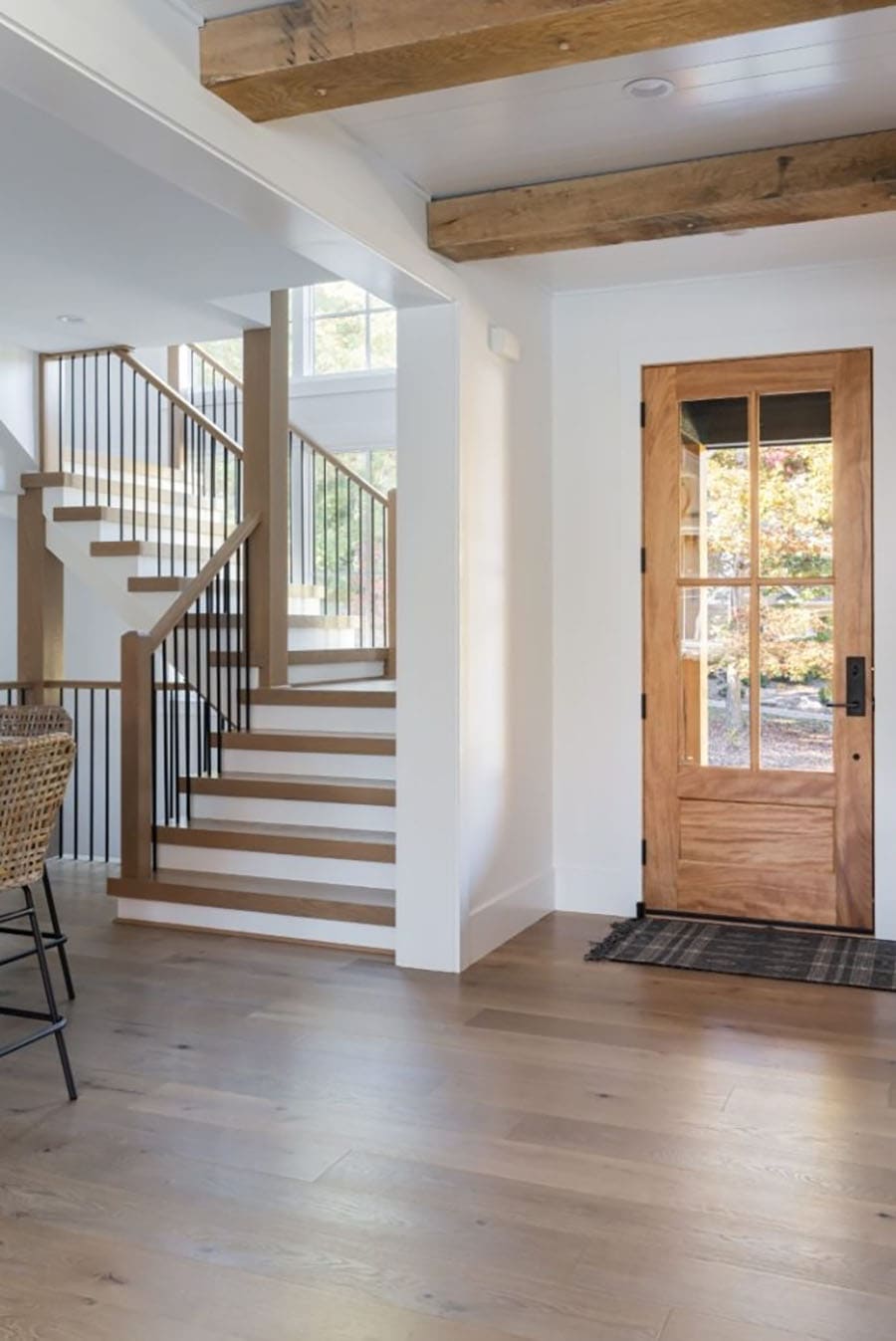 front-entry-and-stairs-custom-modern-farmhouse