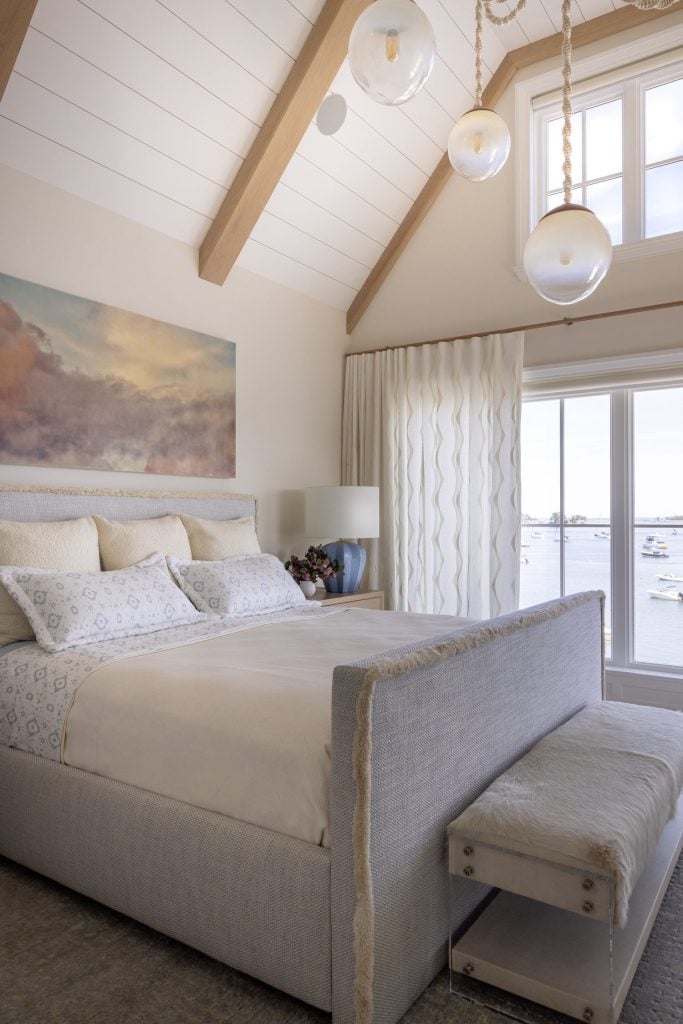 Step inside a Connecticut modern farmhouse with stunning waterfront views