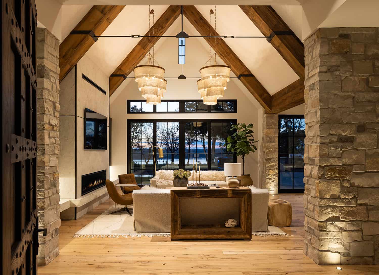 modern-living-room-at-dusk