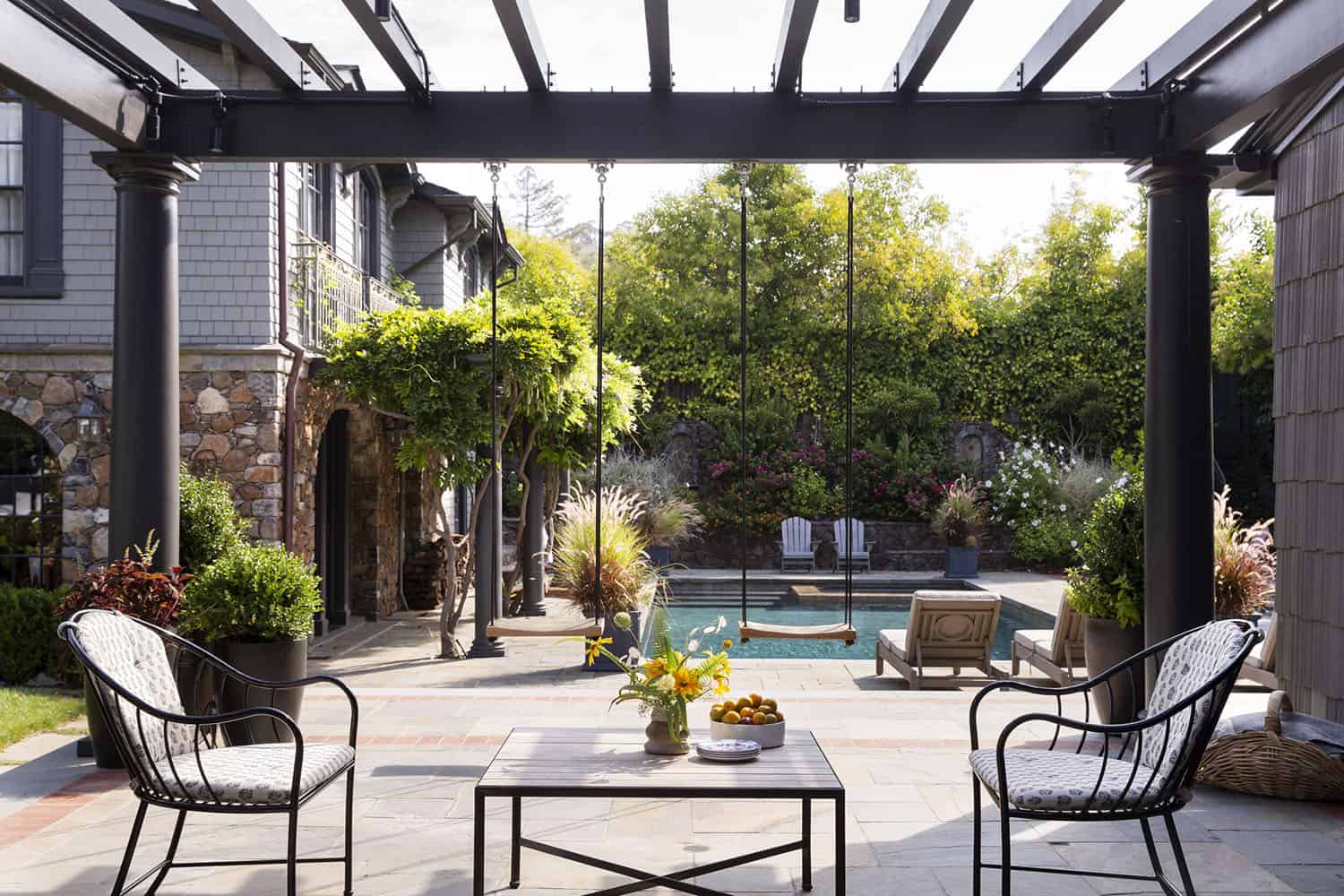 traditional-patio-with-a-pergola