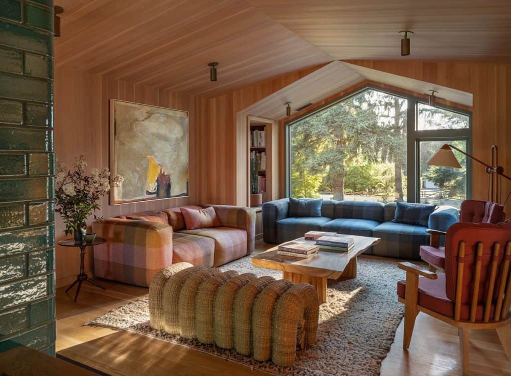 Sauvie Island river house gets updated with a stunning earthy color palette