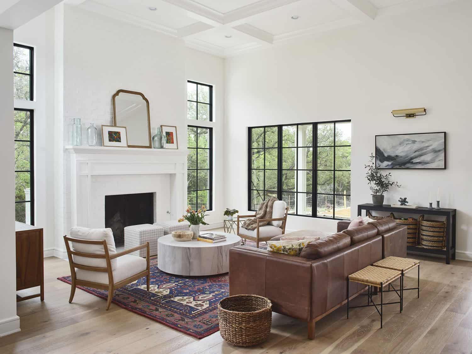traditional-style-living-room-with-a-fireplace