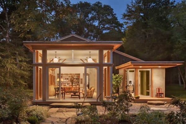 featured posts image for This woodland retreat offers refuge as cozy writer’s escape in Rhode Island