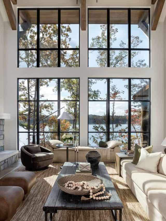 Rustic Modern House With Breathtaking Lake Keowee Views Story - One ...