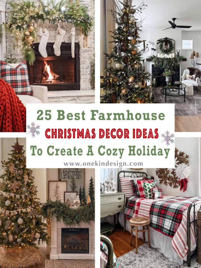 25 Best Farmhouse Christmas Decor Ideas to Create a Cozy Holiday