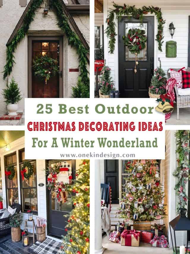 25 Best Outdoor Christmas Decorating Ideas For A Winter Wonderland