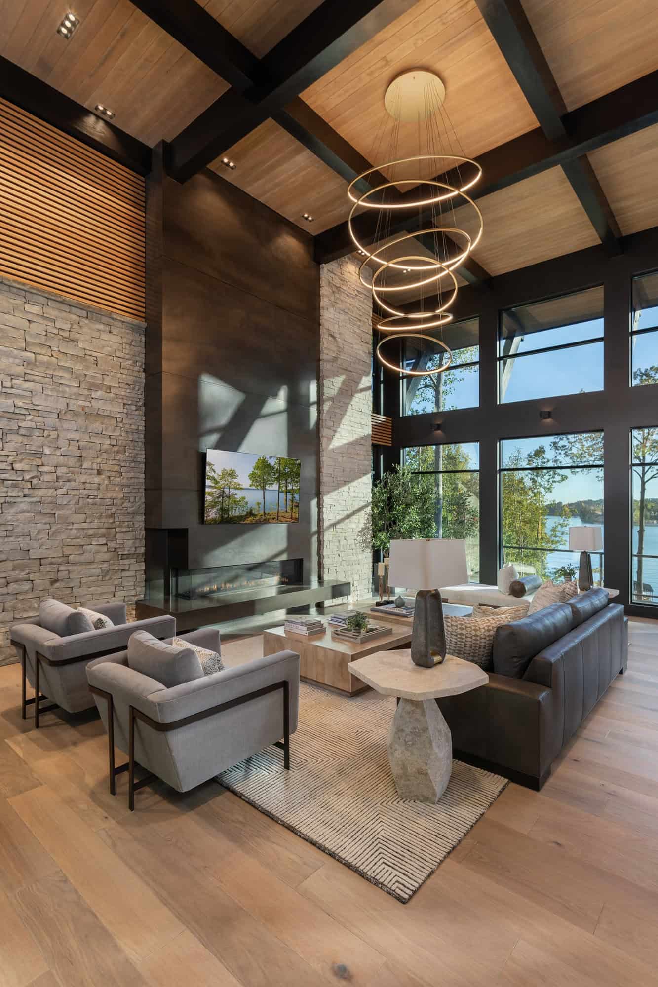 contemporary-living-room-with-a-large-fireplace