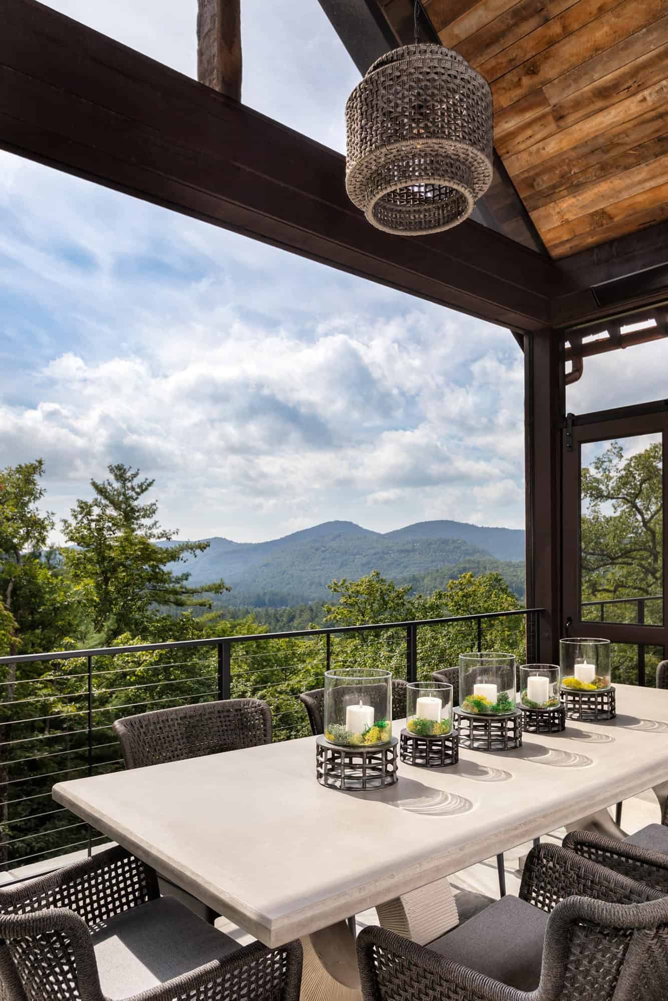 contemporary-mountain-home-covered-porch-with-alfresco-dining