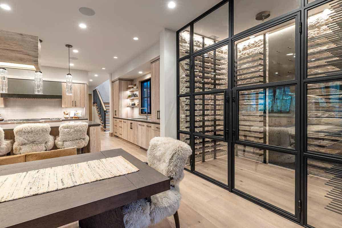 contemporary-kitchen-and-wine-cellar