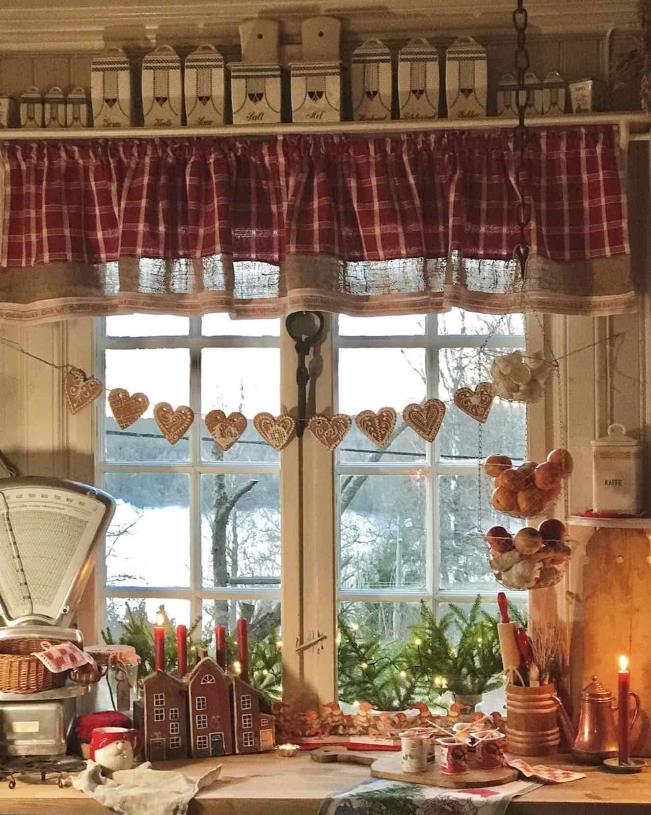 kitchen-countertop-and-window-decorated-for-christmas