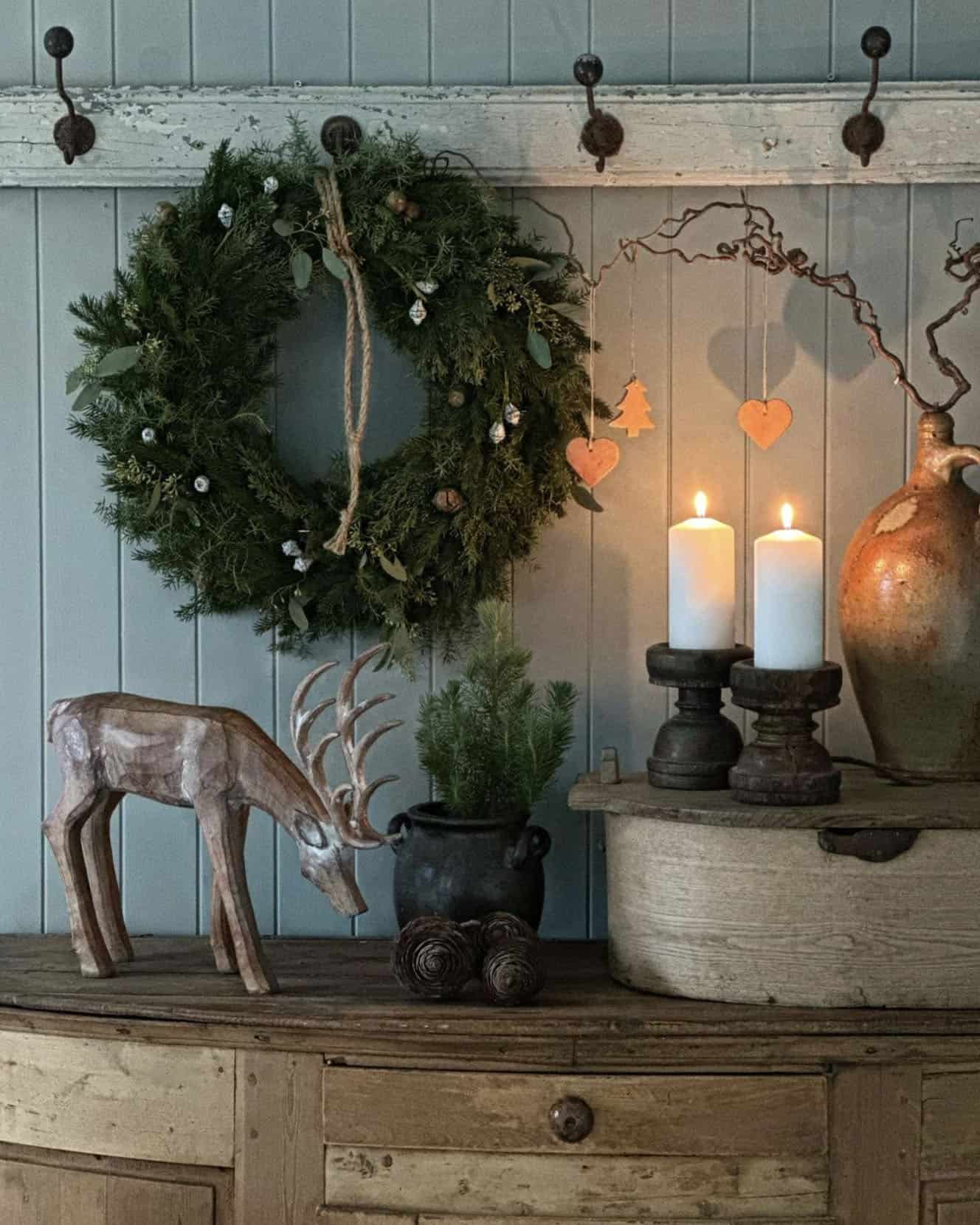 farmhouse-style-christmas-decorations