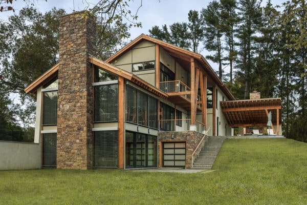 featured posts image for Step inside this zen-inspired house in Pennsylvania: Leaning Timber Haus