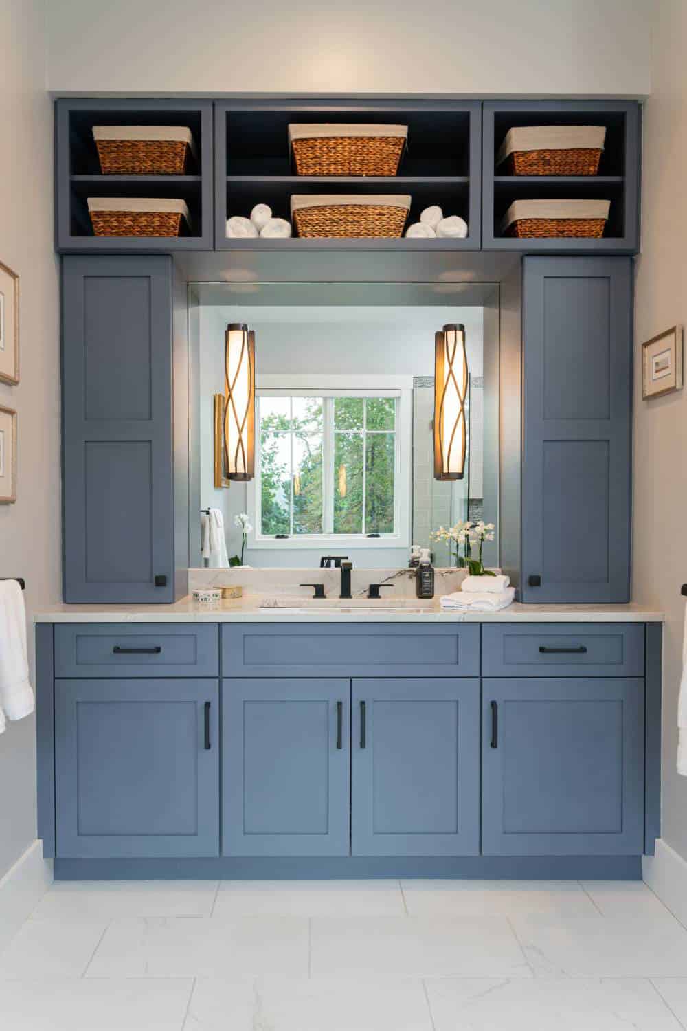 contemporary-bathroom-vanity-with-blue-cabinets