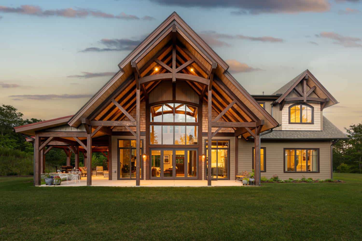 contemporary-craftsman-style-home-exterior-at-dusk
