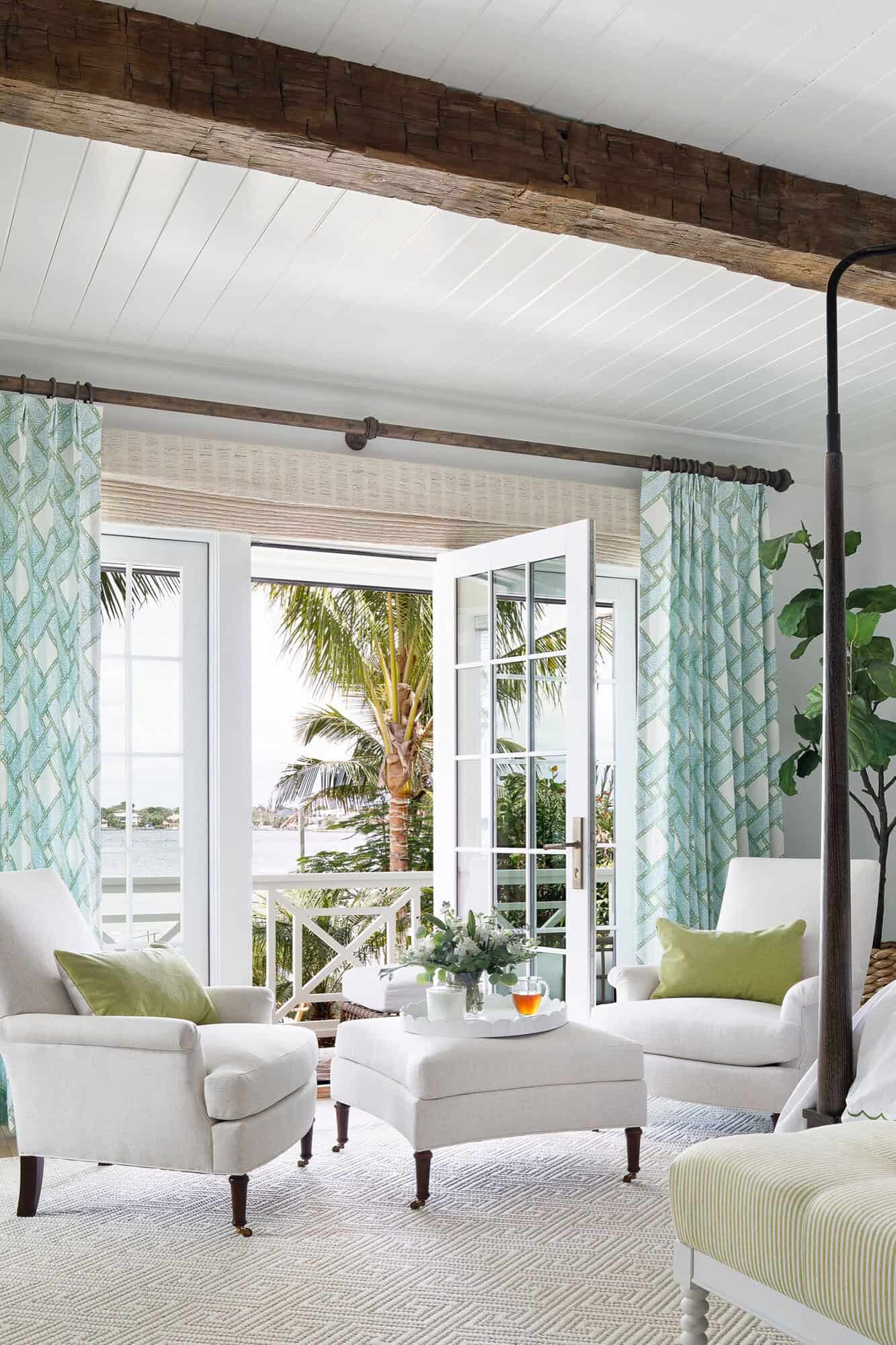 coastal-style-bedroom-with-french-doors