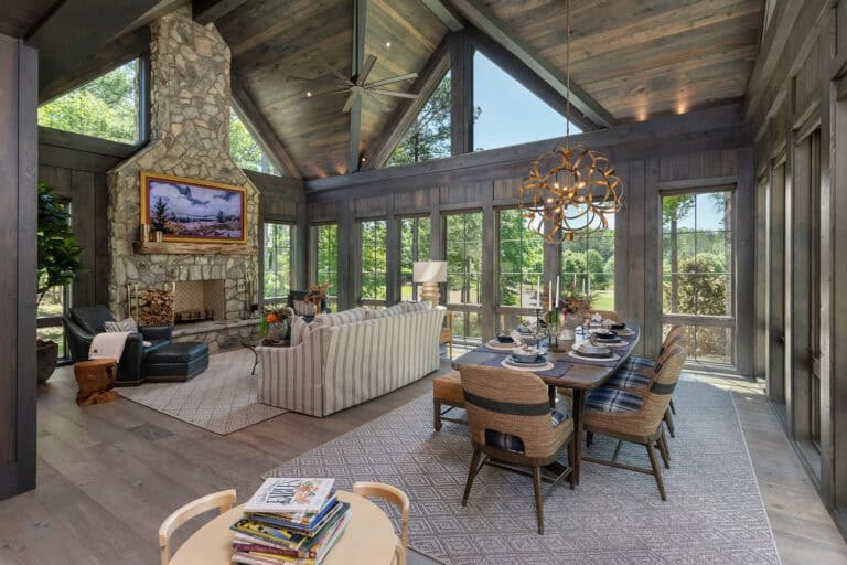 This stunning mountain dream home boasts luxury living in South Carolina