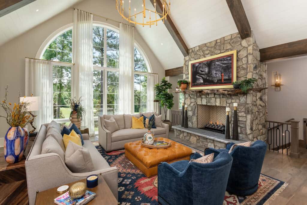This stunning mountain dream home boasts luxury living in South Carolina