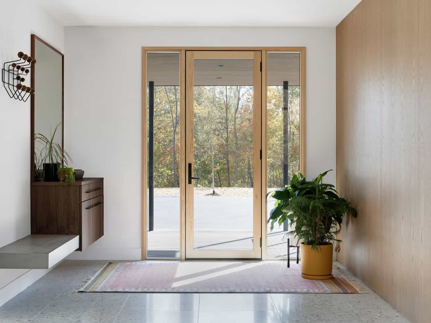 mid-century-modern-home-entry