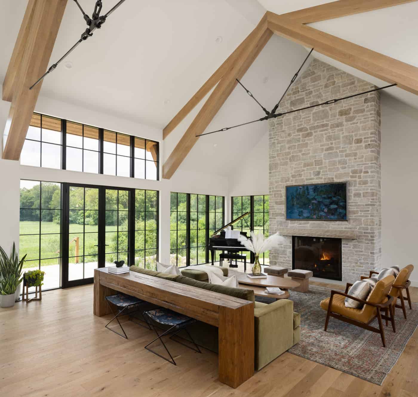 modern-rustic-living-room-with-a-fireplace