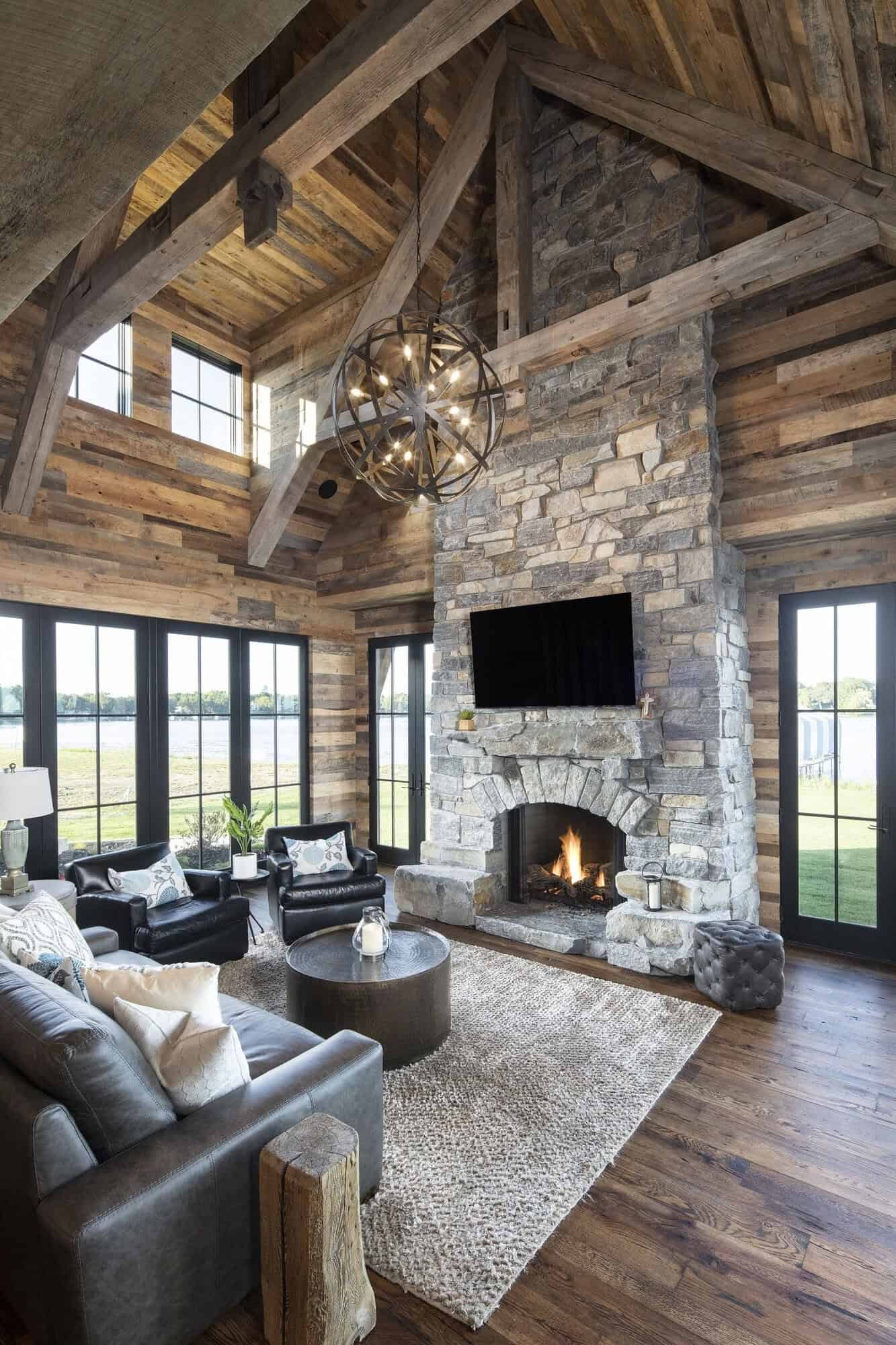 modern-rustic-living-room-with-a-fireplace