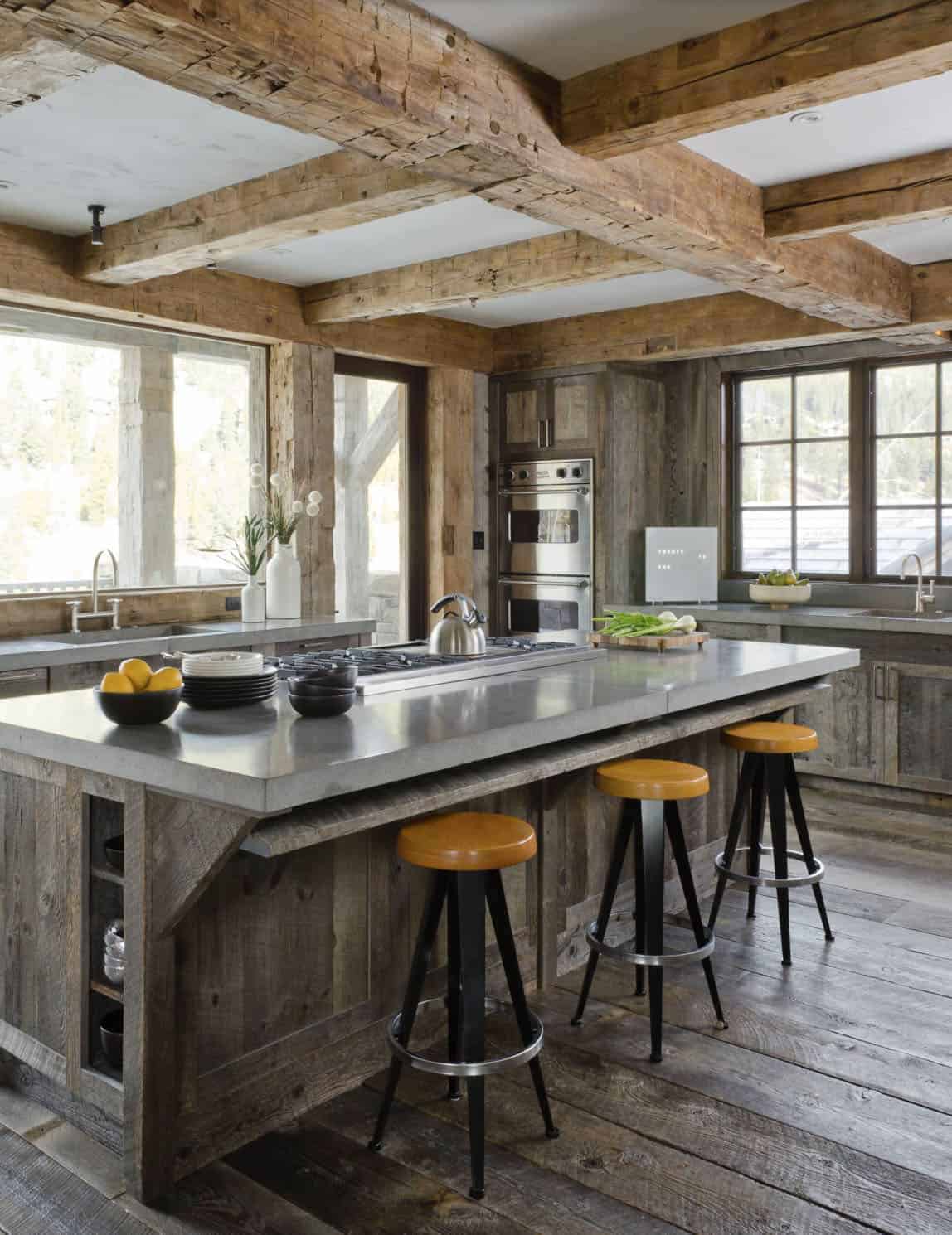 rustic-kitchen-with-wood-beams-on-the-ceiling