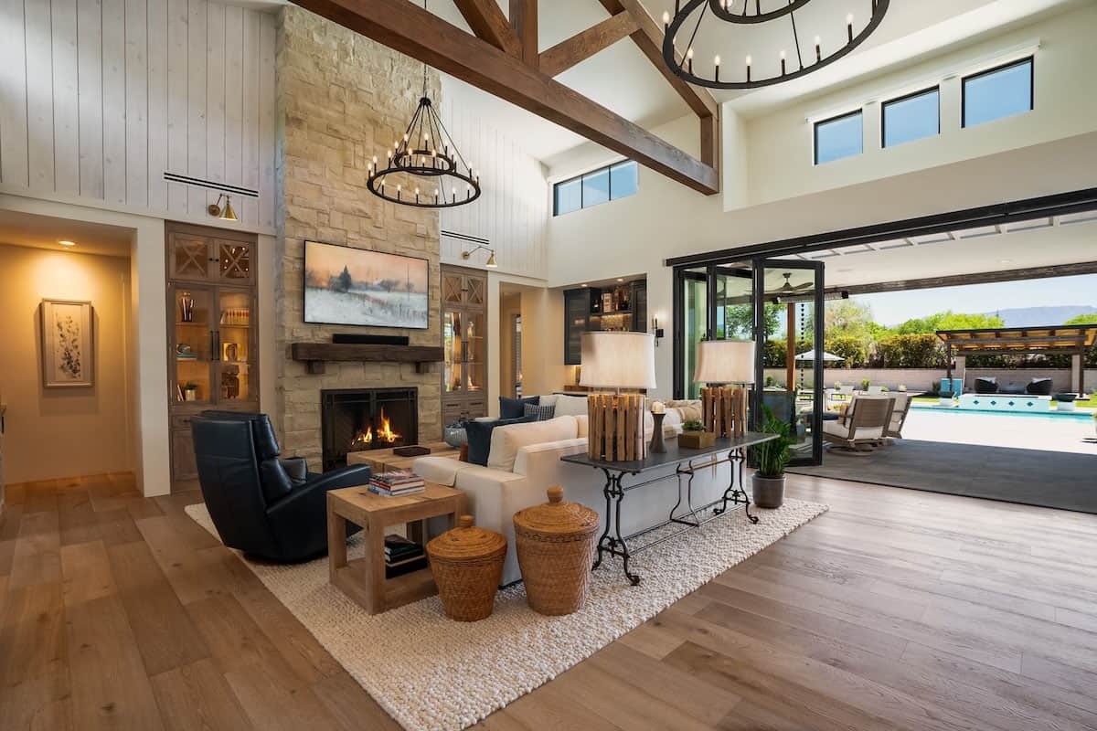 rustic-living-room-with-a-fireplace