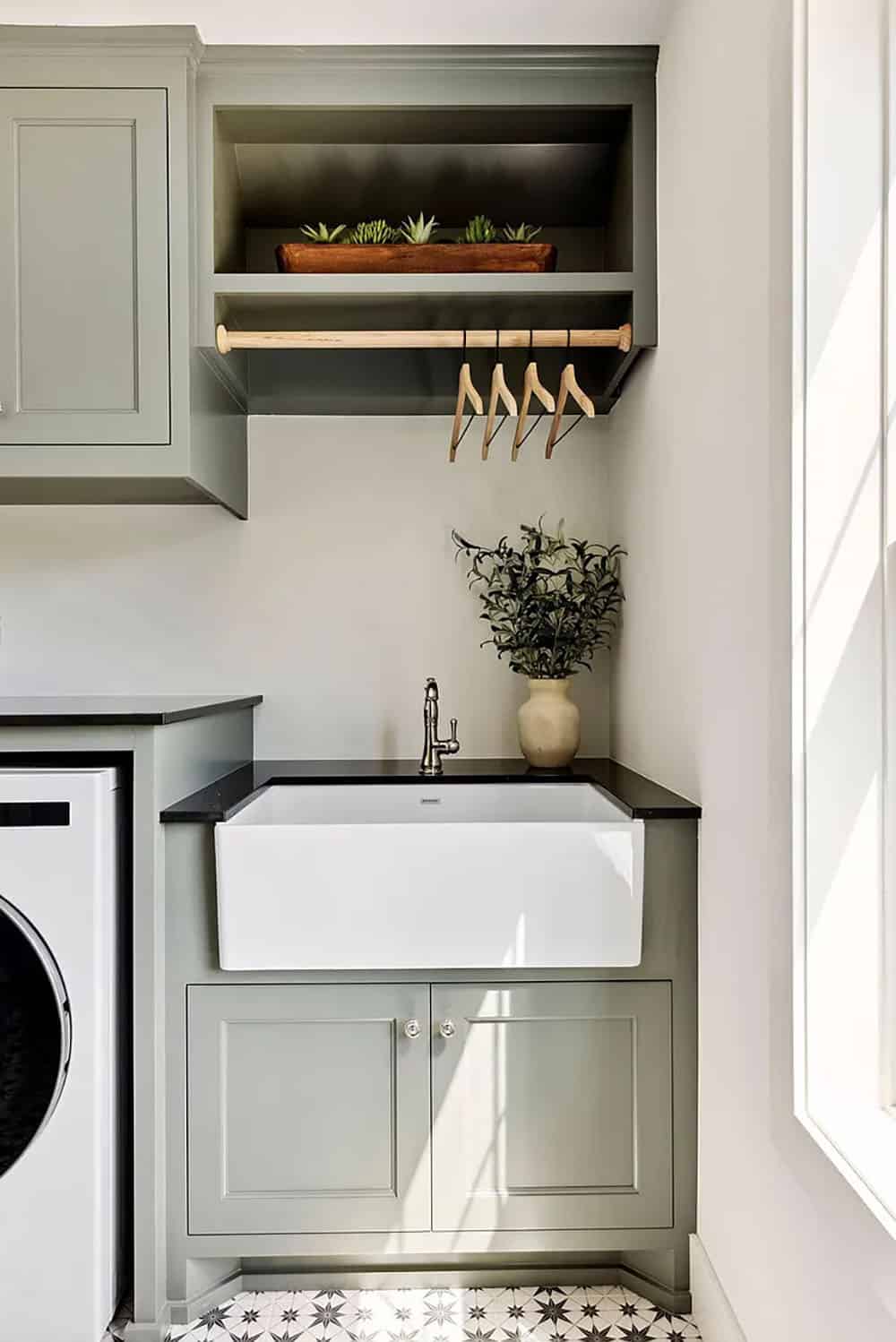 contemporary-laundry-room-sink