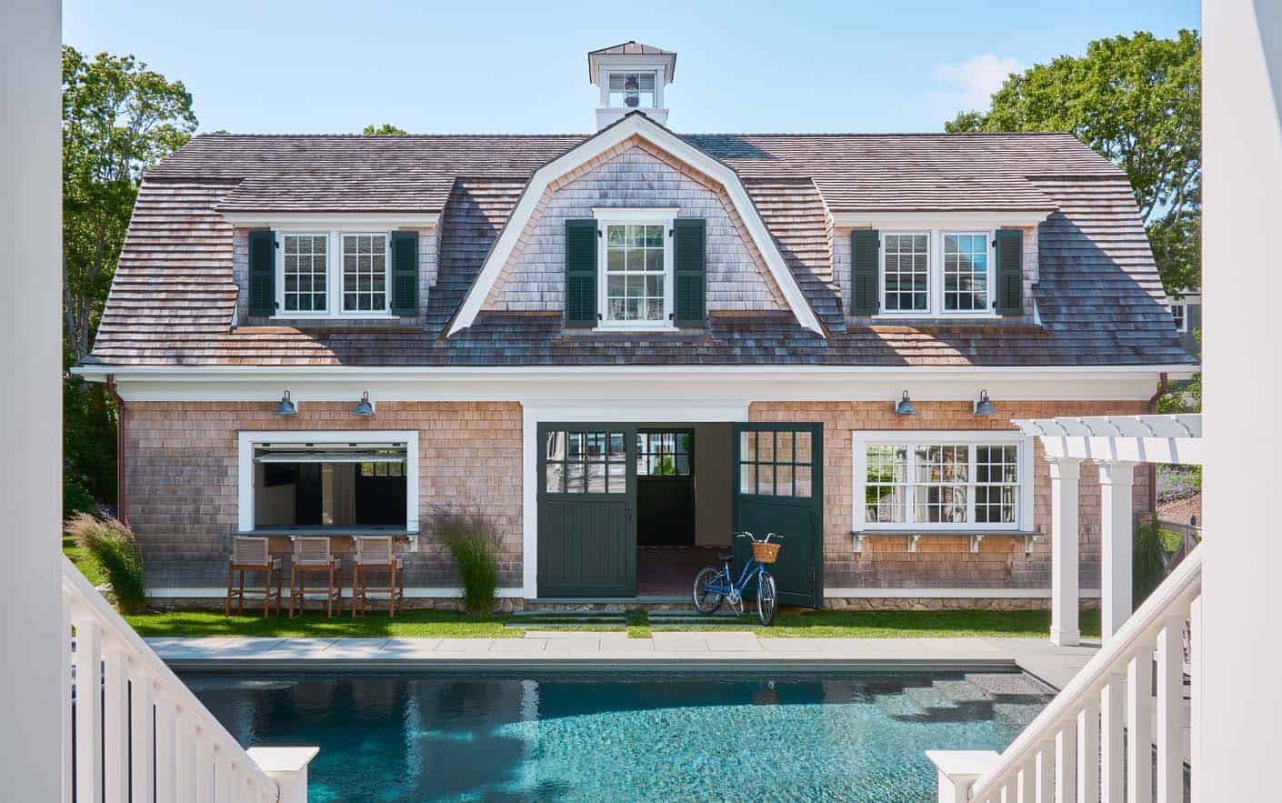 Stunning New England shingle style home reimagined with modern touches