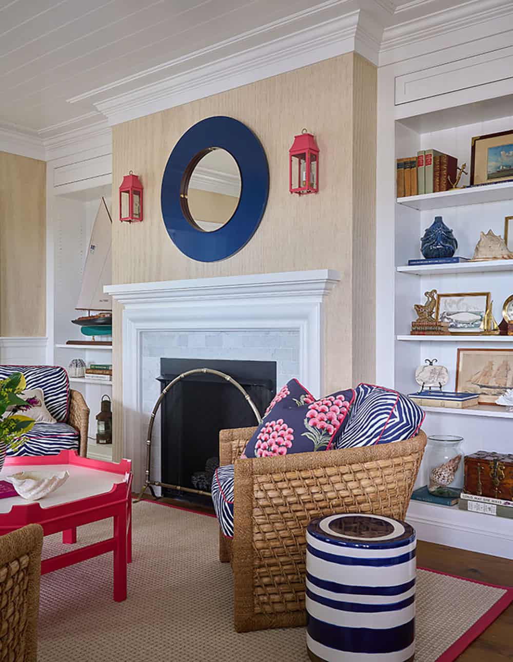 beach-style-family-room-with-a-fireplace