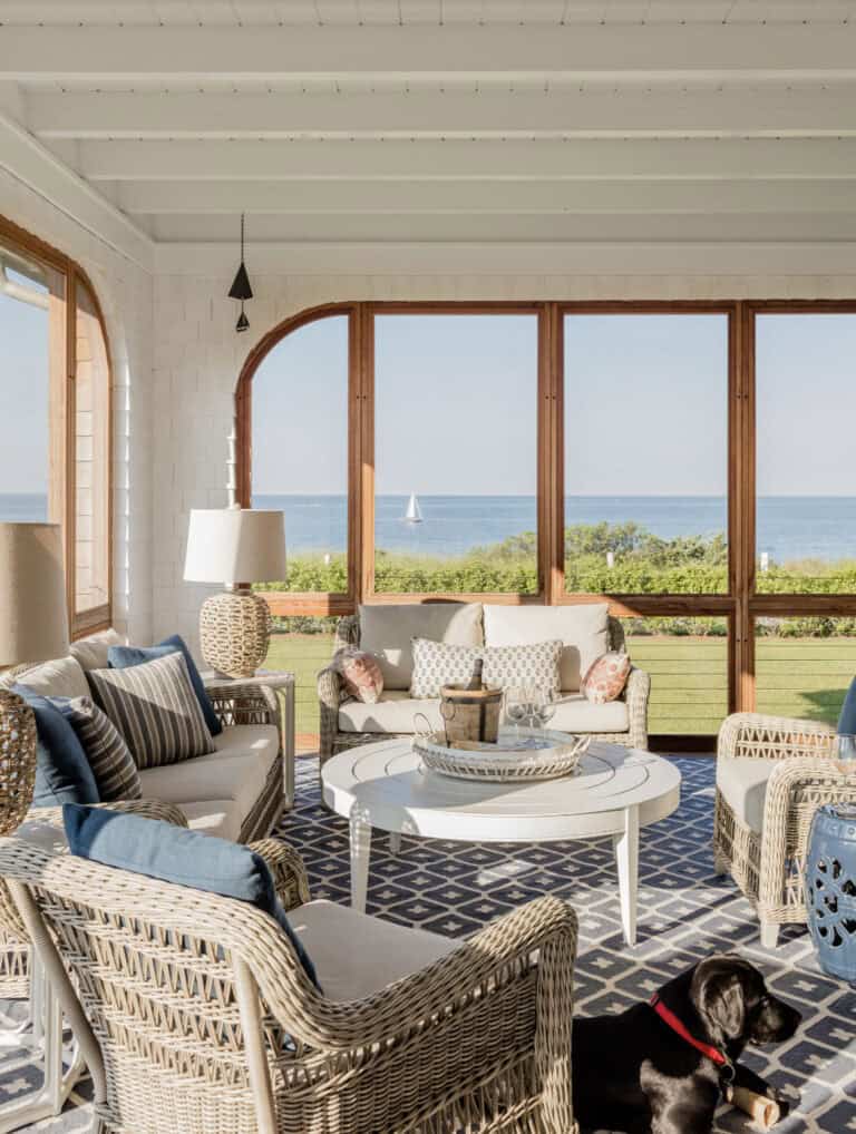 A timeless beach house on Martha’s Vineyard with idyllic seaside views
