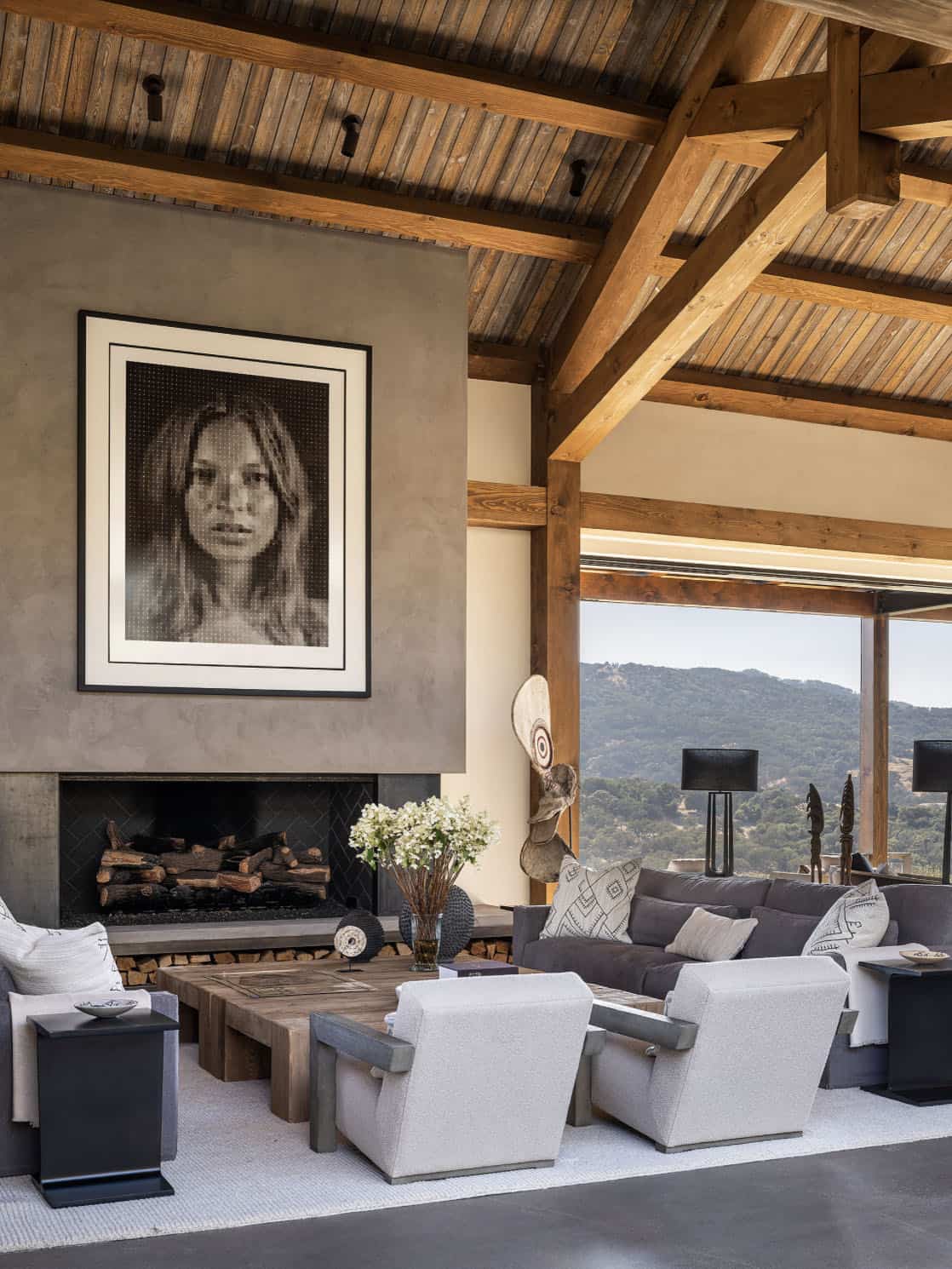 farmhouse-living-room-with-a-fireplace