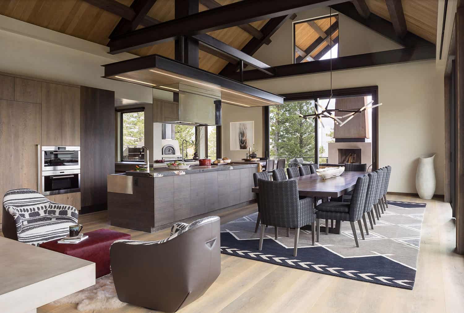 contemporary great room