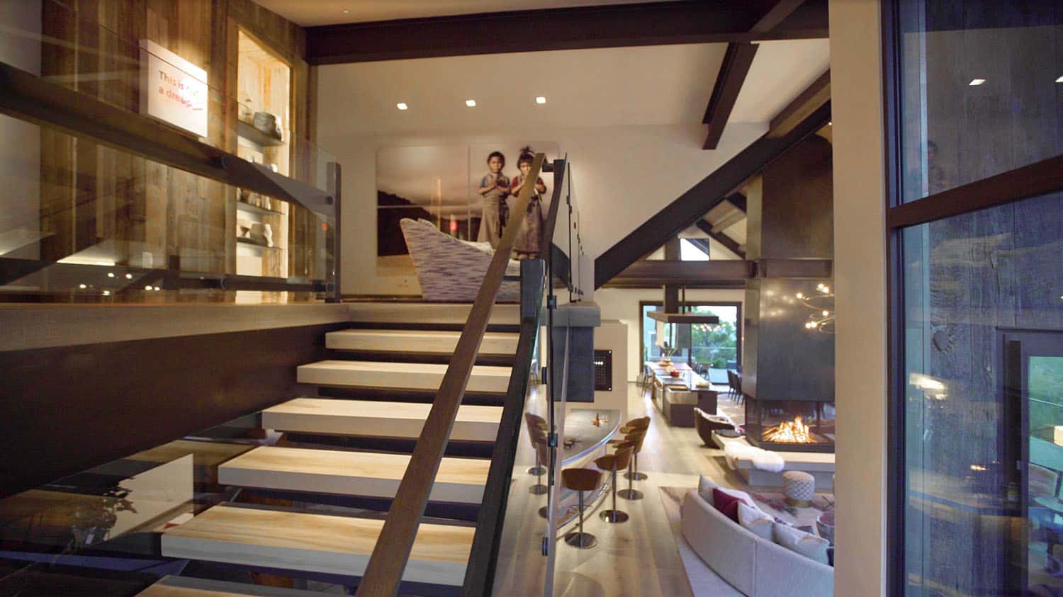 contemporary staircase