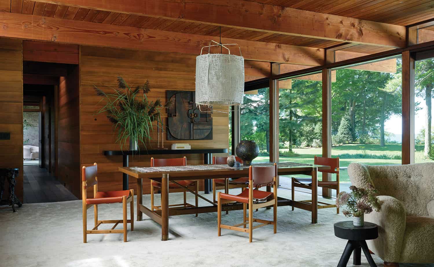midcentury modern dining room