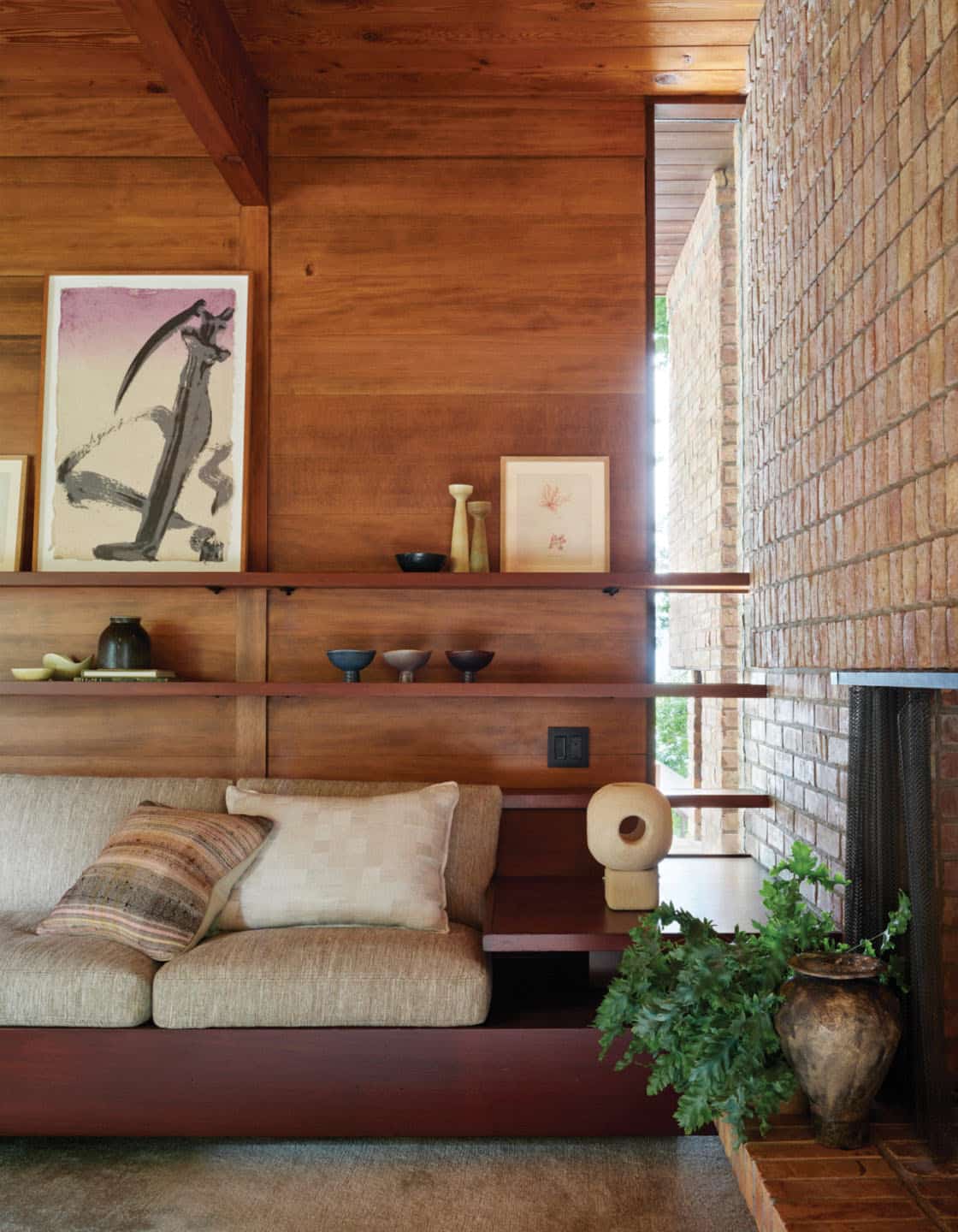 midcentury modern living room