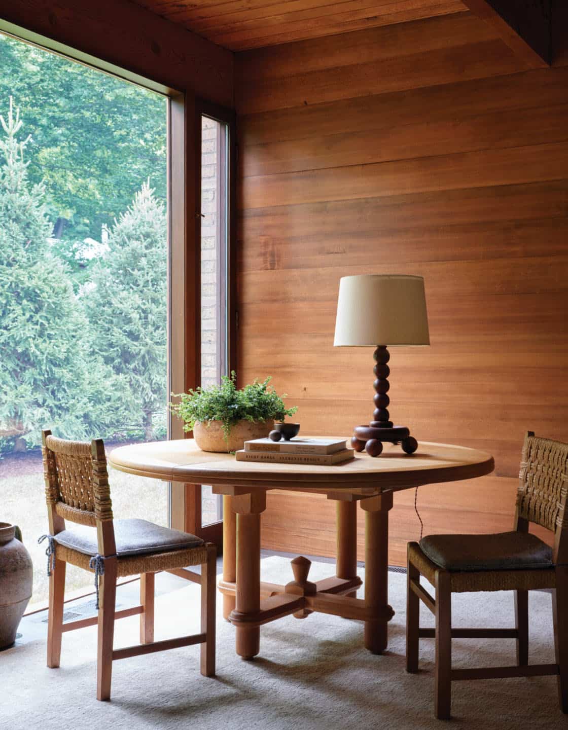 midcentury modern dining room