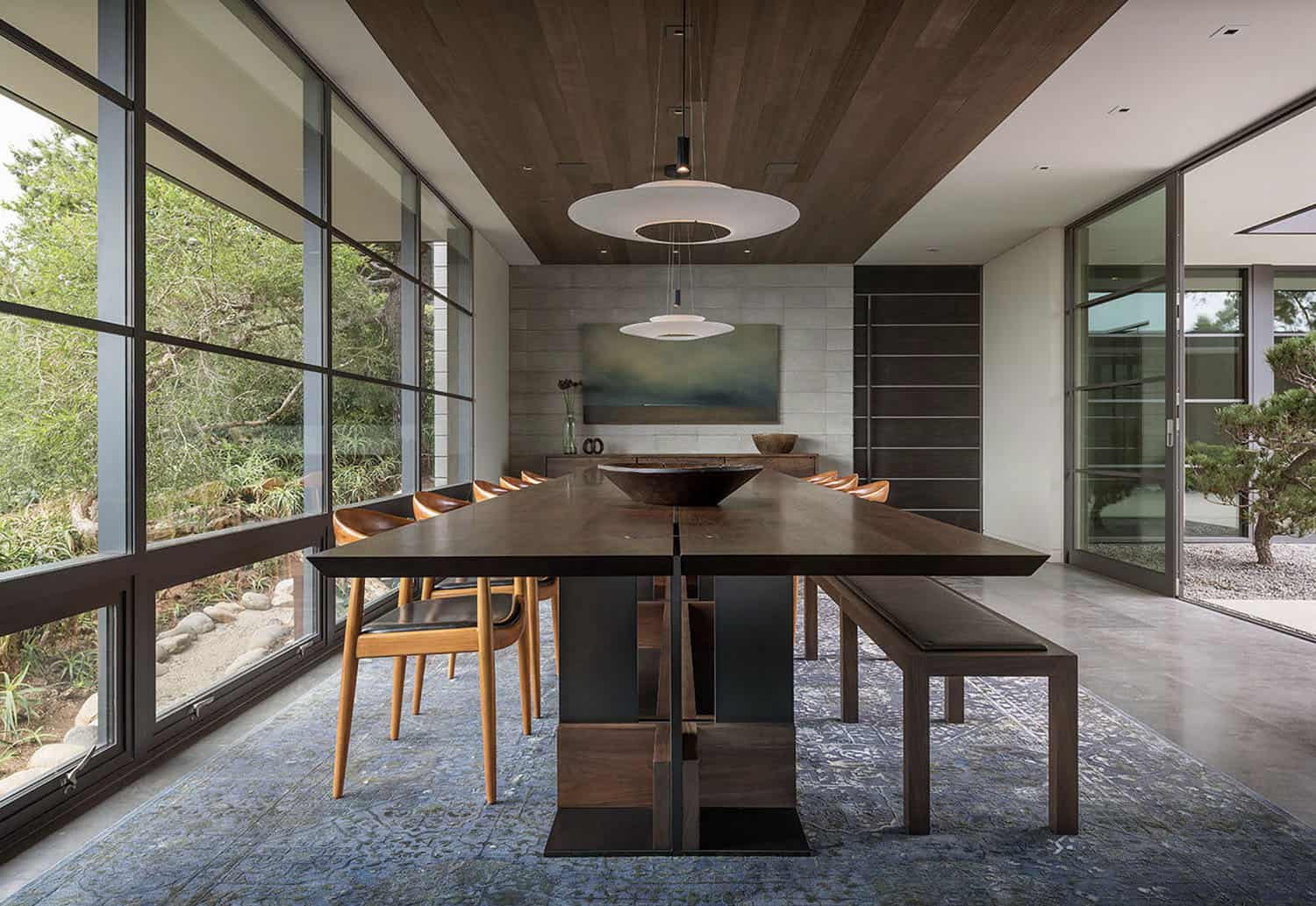 midcentury modern dining room