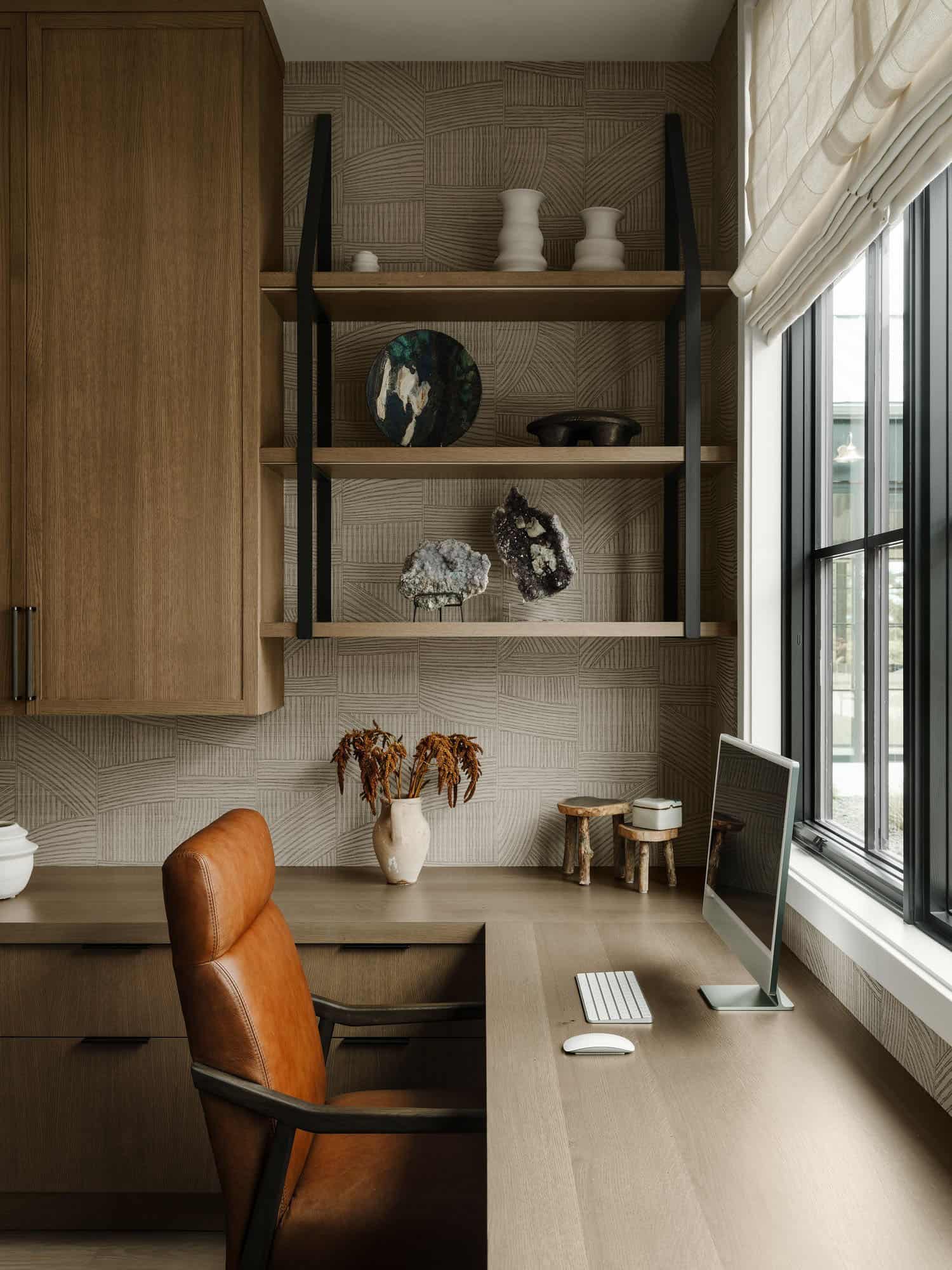 transitional style home office