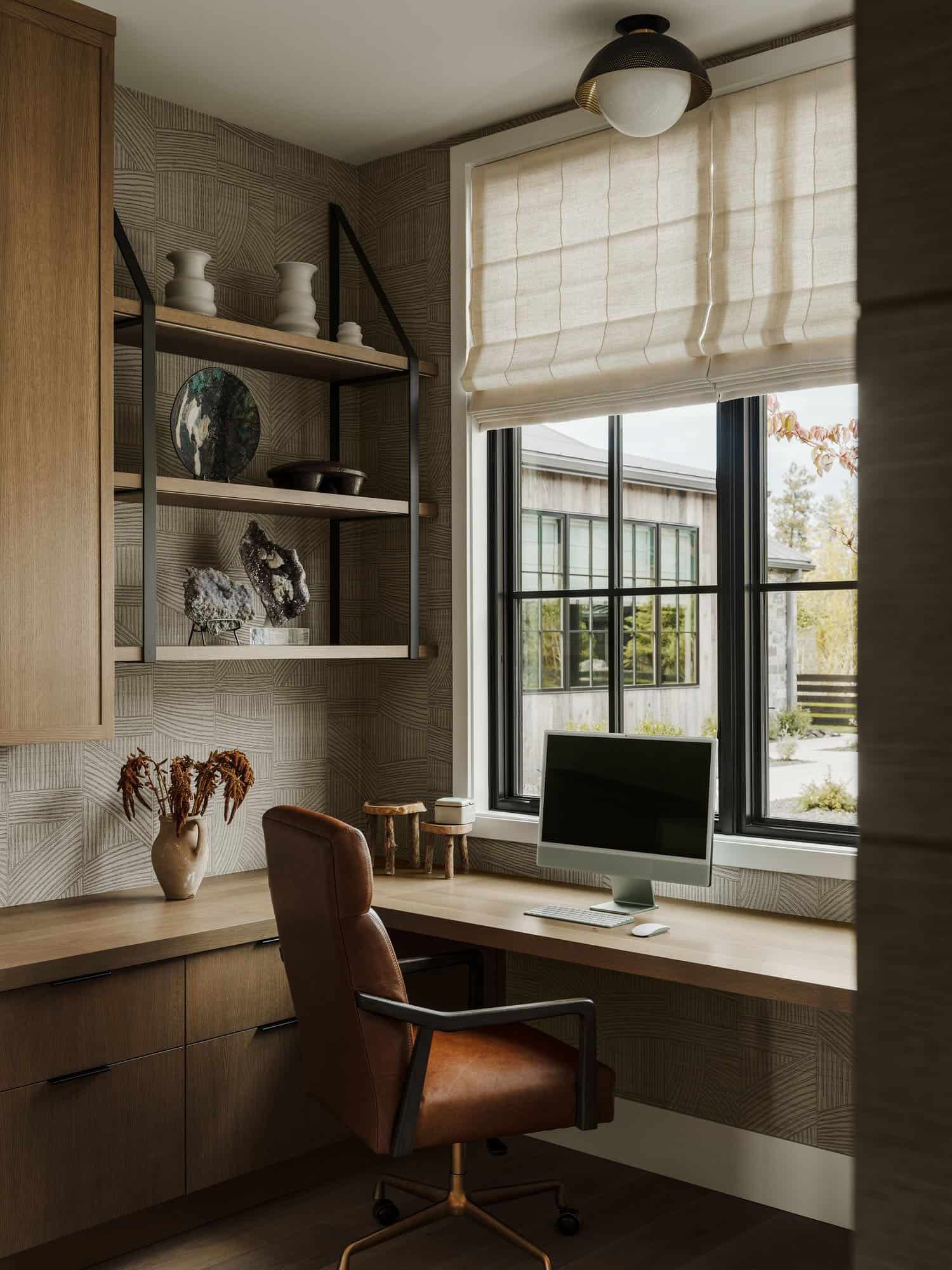 transitional style home office