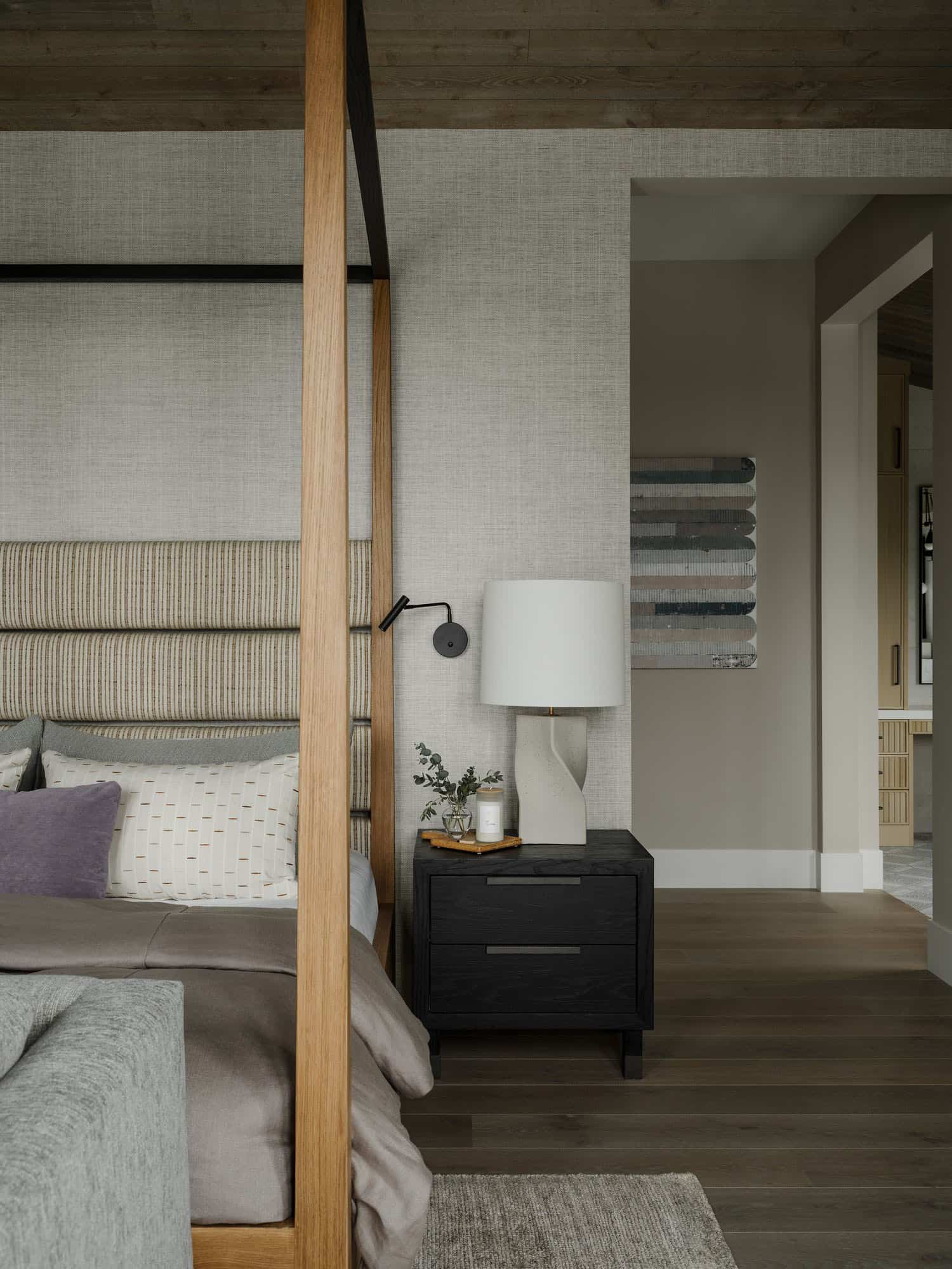 transitional style bedroom