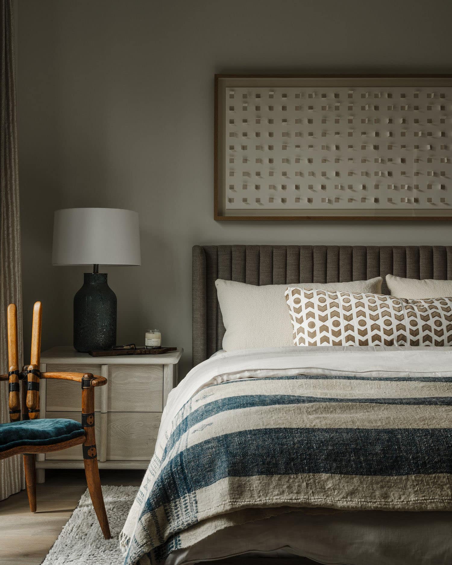 transitional style bedroom