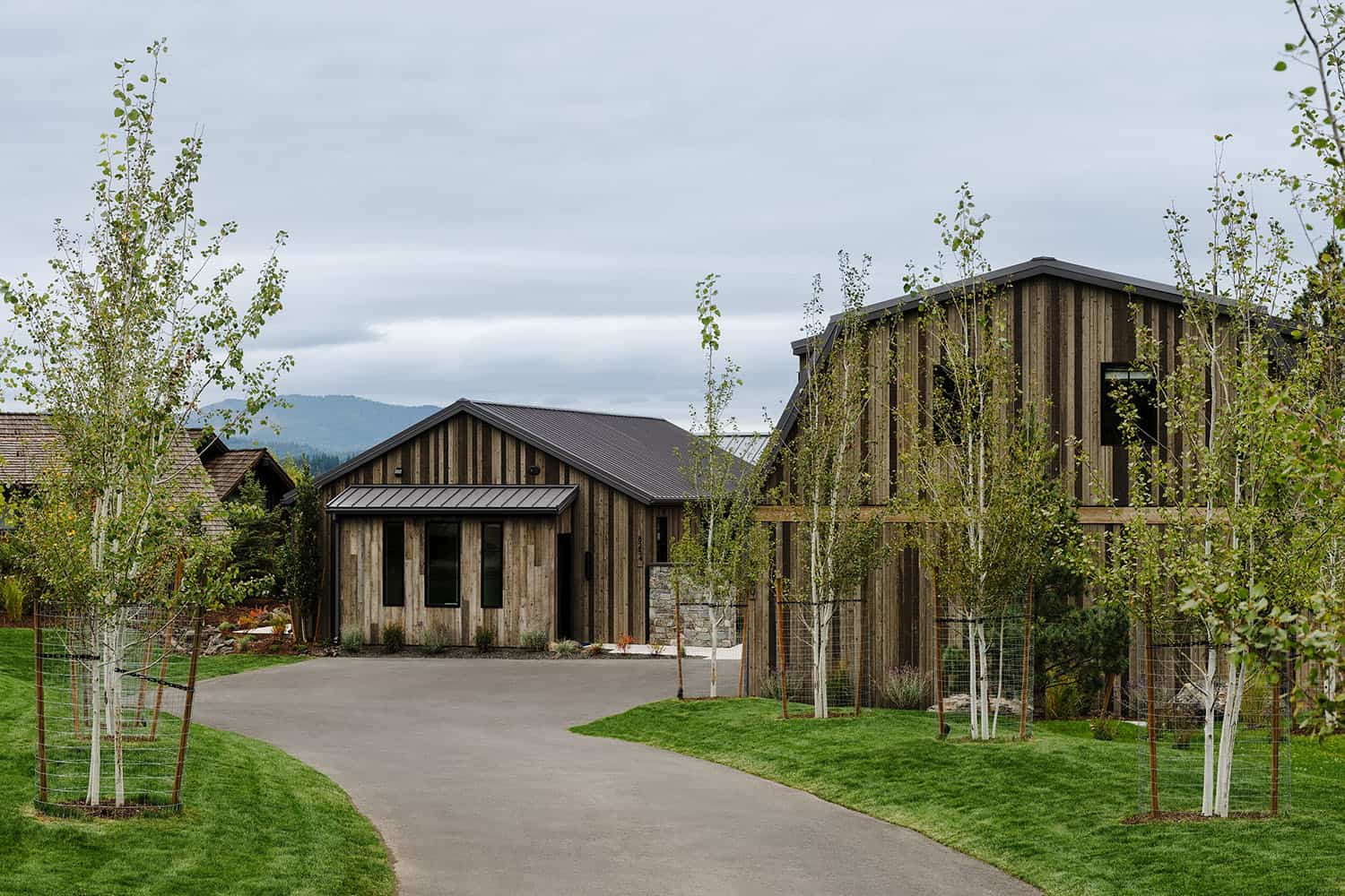 rustic barn-style house exterior
