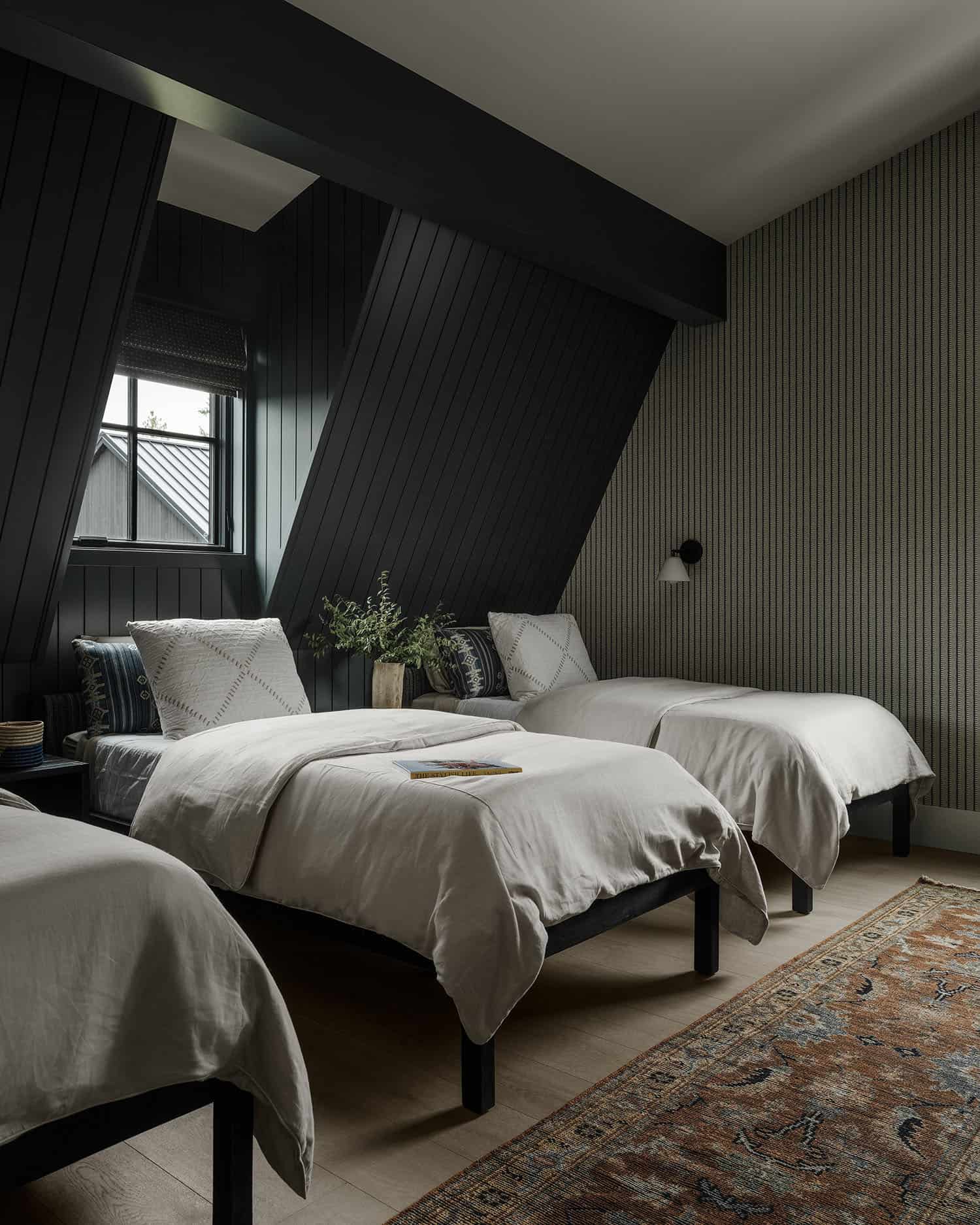 transitional style guest bedroom