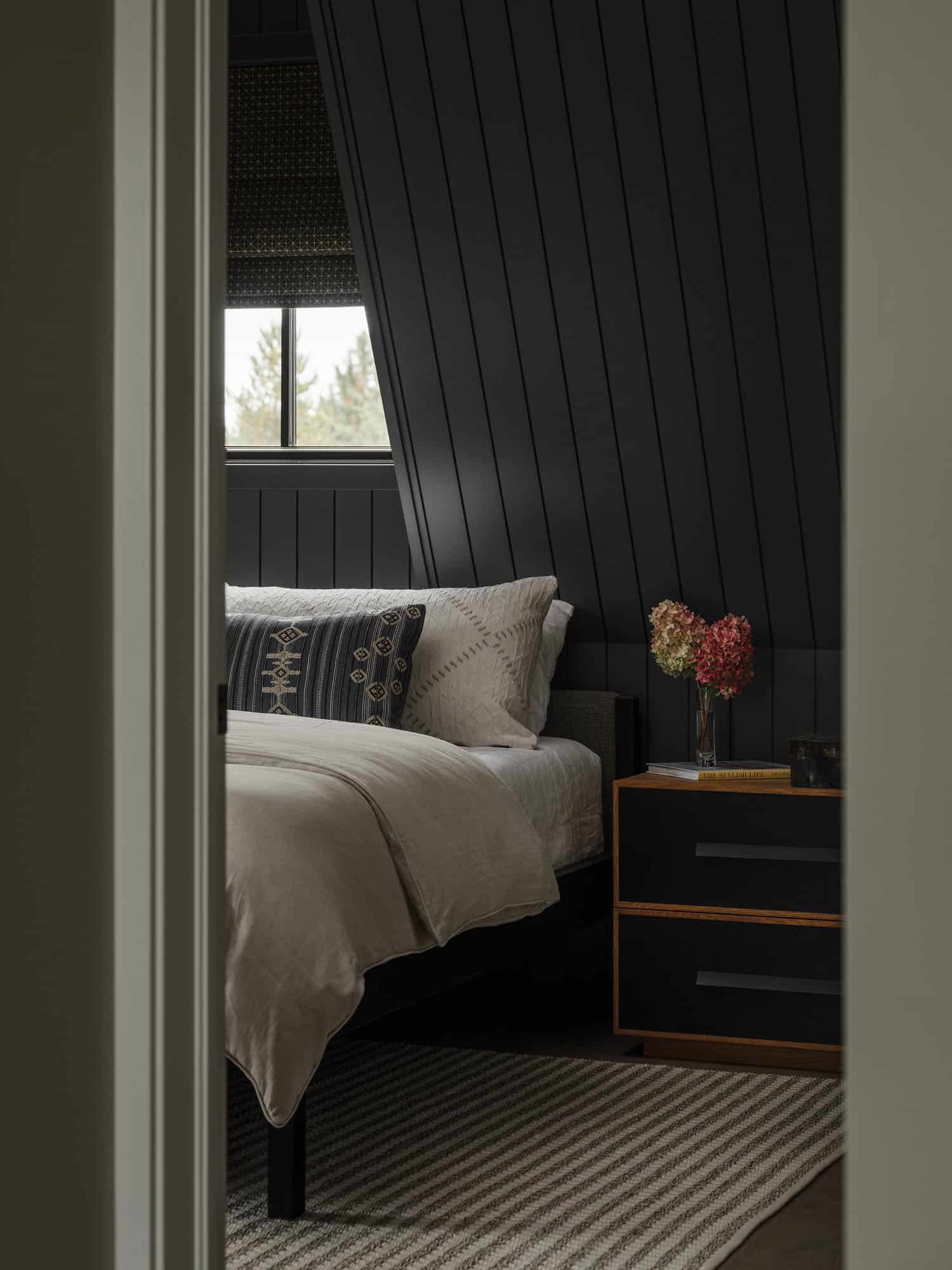 transitional style guest bedroom