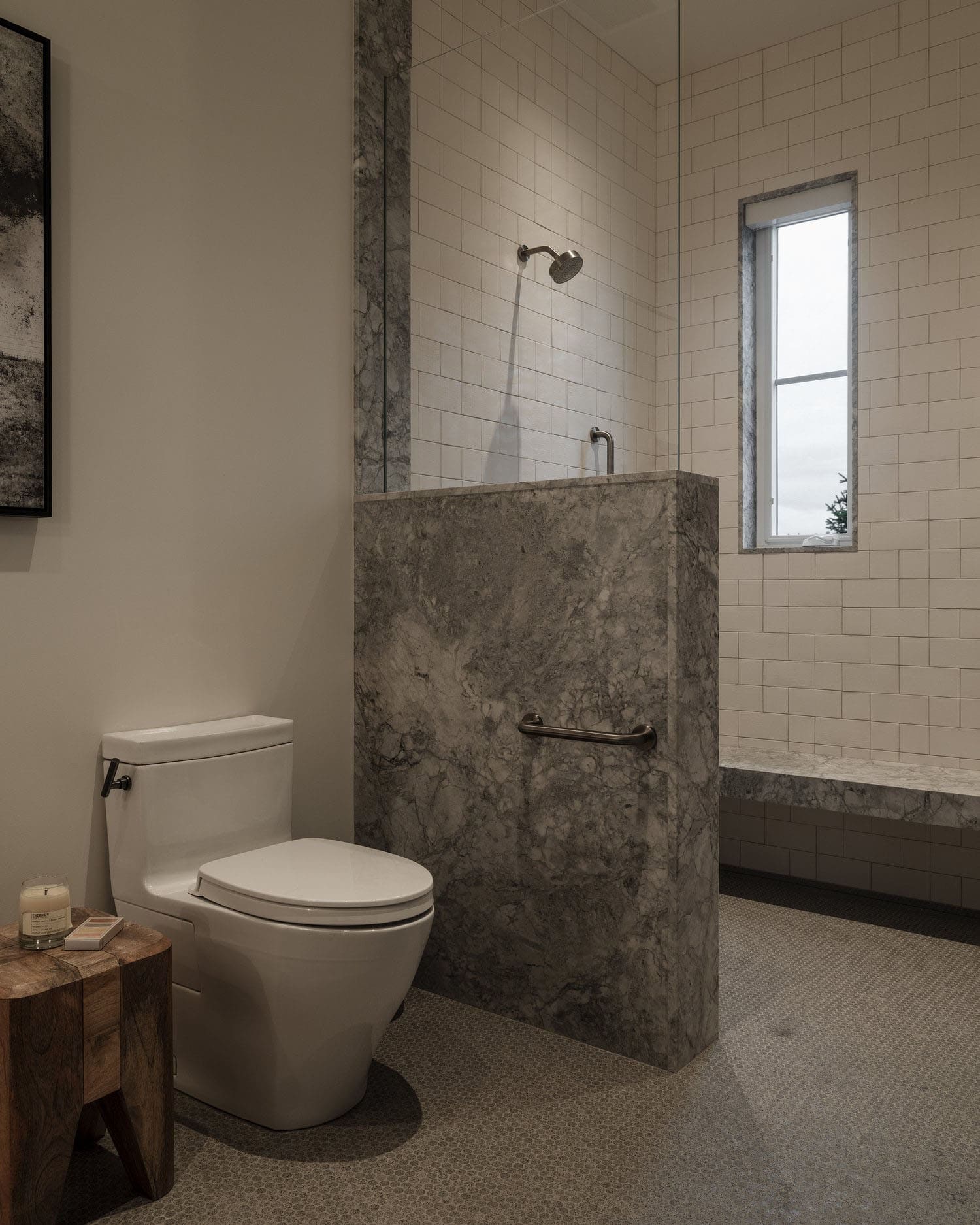 transitional style bathroom