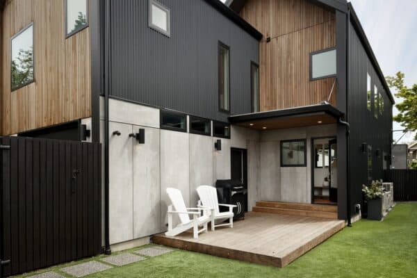 Image showcasing This Scandinavian inspired home blends seamlessly into a Seattle ...