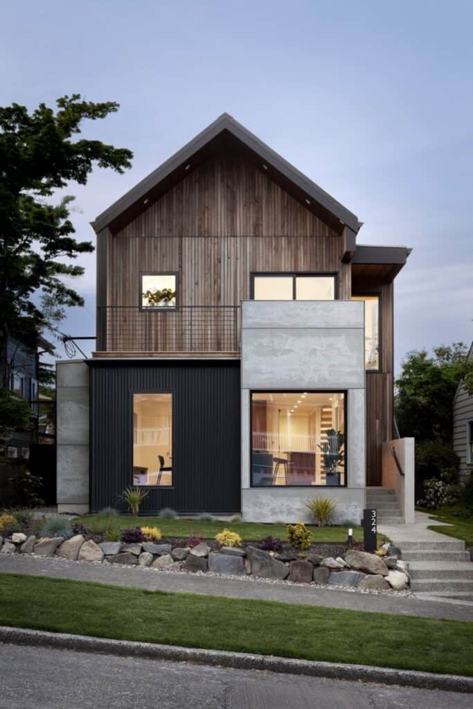 This Scandinavian inspired home blends seamlessly into a Seattle ...
